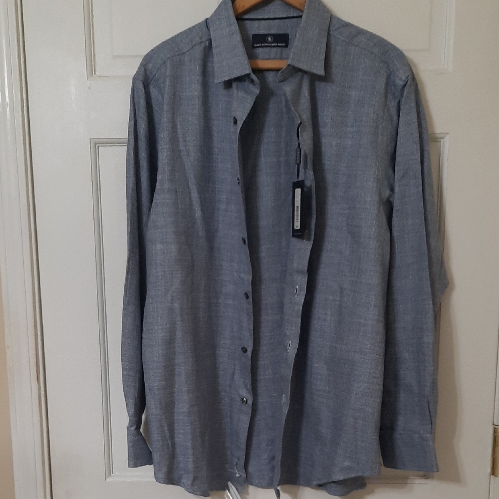 BLUE DRESS SHIRT - Picture 9 of 12